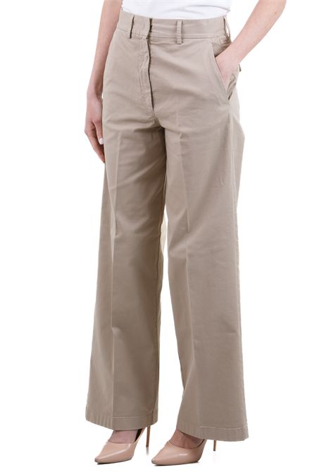 Pantalone over beige wide leg FORTE FORTE | Pantaloni | 13543MYPANTS3039